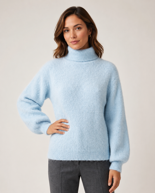 Luxurious Cashmere Sweater for Women with Diamond Knit Texture | Year-Round Comfort in 9 Colors 1