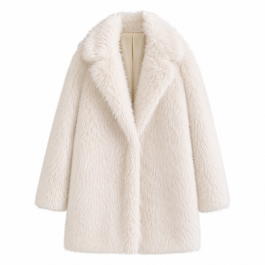 Women's Faux Fur Jacket – Elegant Fit for Warmth