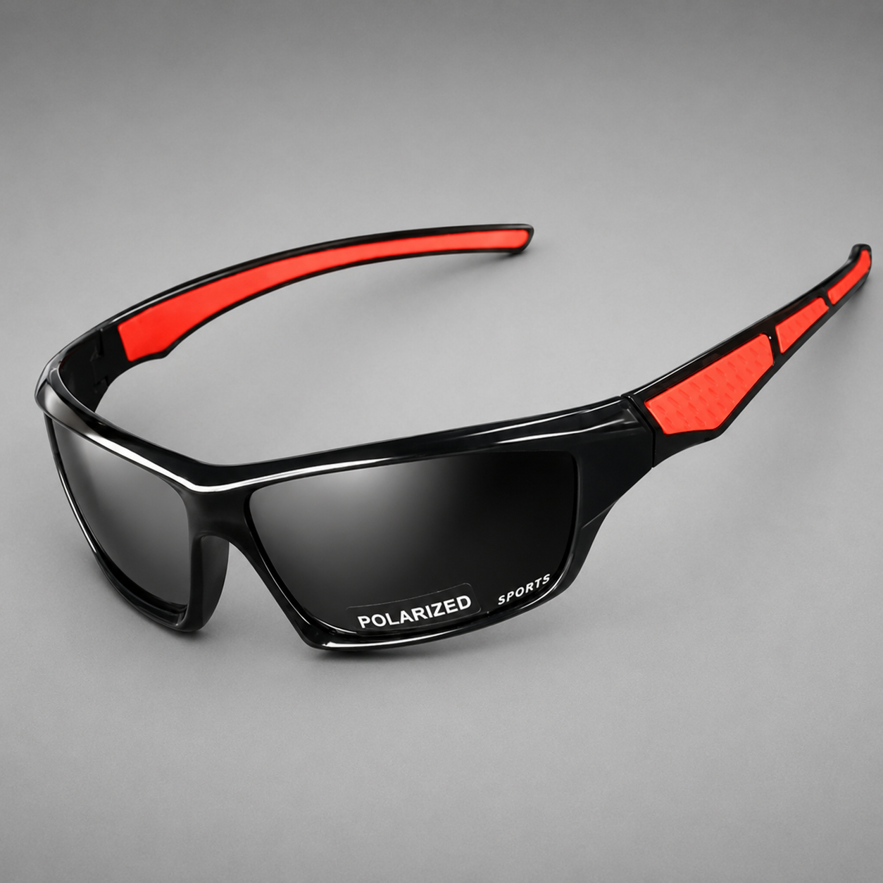 Men's Polarized Sport Sunglasses – Wraparound Frame for Secure Fit