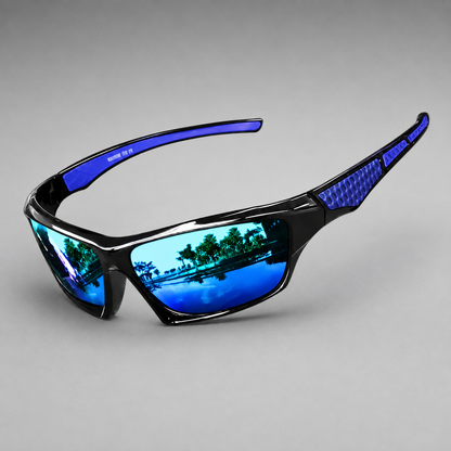 Men's Polarized Sport Sunglasses – Wraparound Frame for Secure Fit