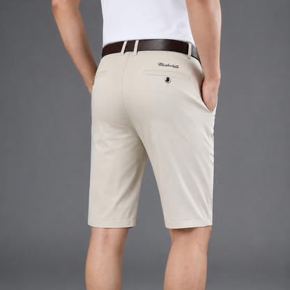 Men's Twill Chino Shorts – Regular Fit with Slight Stretch