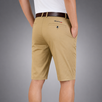 Men's Twill Chino Shorts – Regular Fit with Slight Stretch