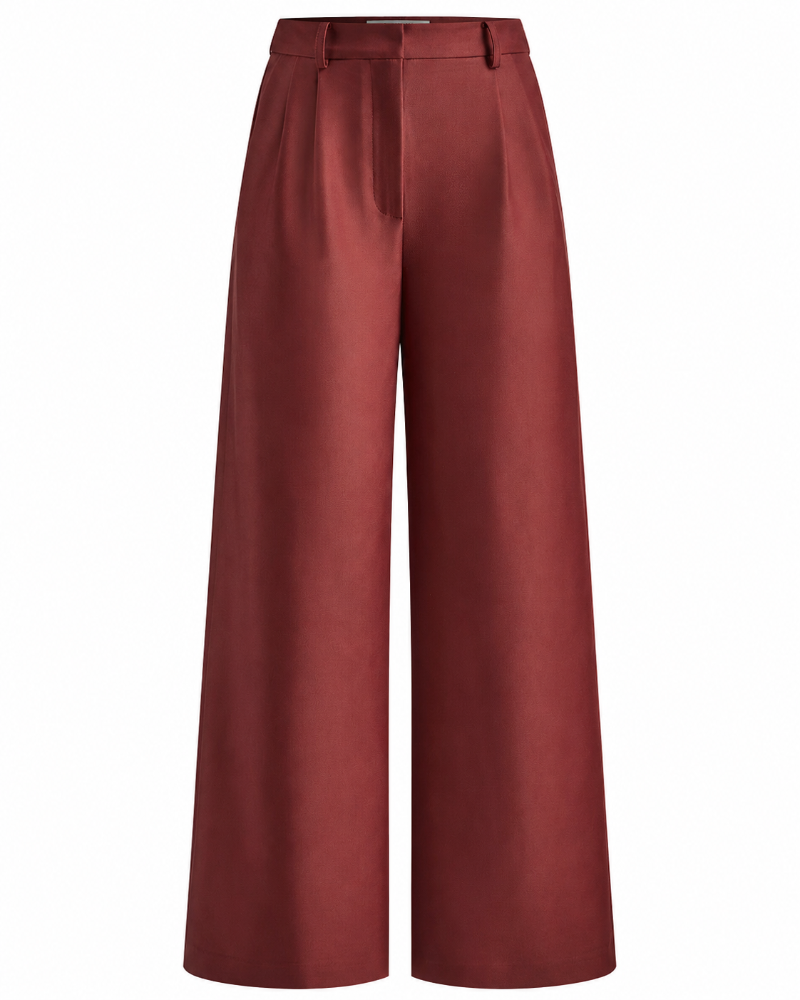 Women's Regular Fit Woven Wide Leg Pants – Solid Design