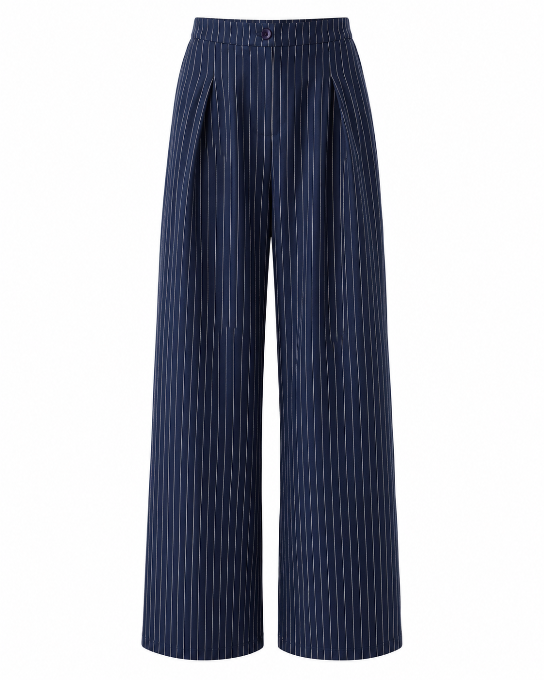 Women's Pinstripe Wide Leg Pants – Regular Fit
