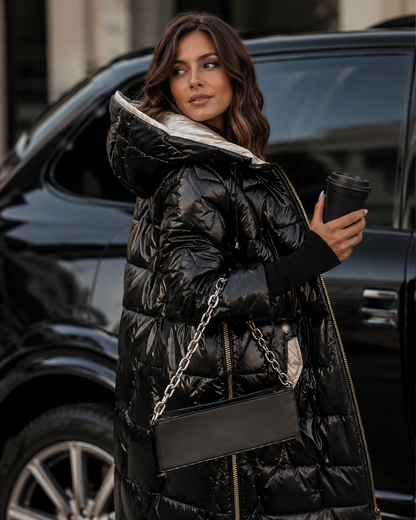 Women's Cotton Autumn/Winter Coat – Elegant and Versatile Design