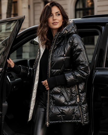 Women's Cotton Autumn/Winter Coat – Elegant and Versatile Design