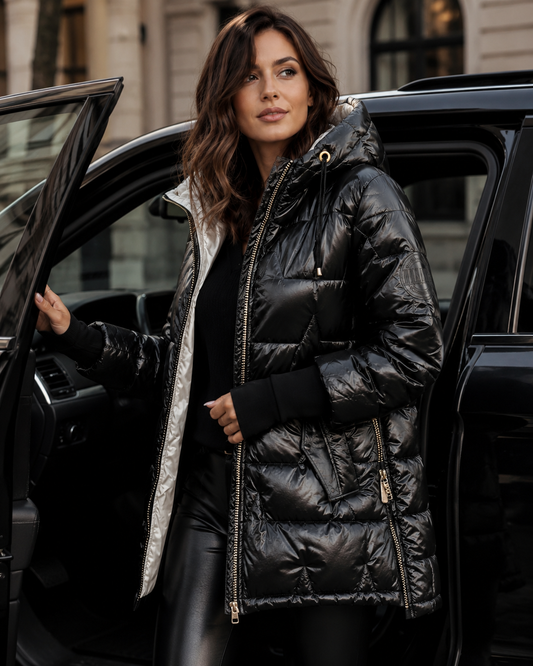 Women's Cotton Autumn/Winter Coat – Elegant and Versatile Design
