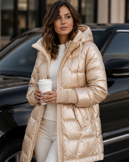 Women's Cotton Autumn/Winter Coat – Elegant and Versatile Design