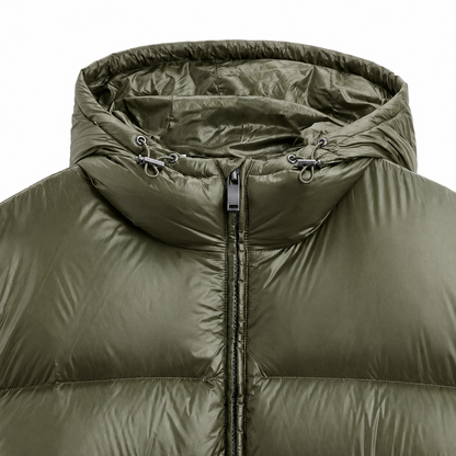 Men's Waterproof Jacket – Padded Insulation, Loose Fit