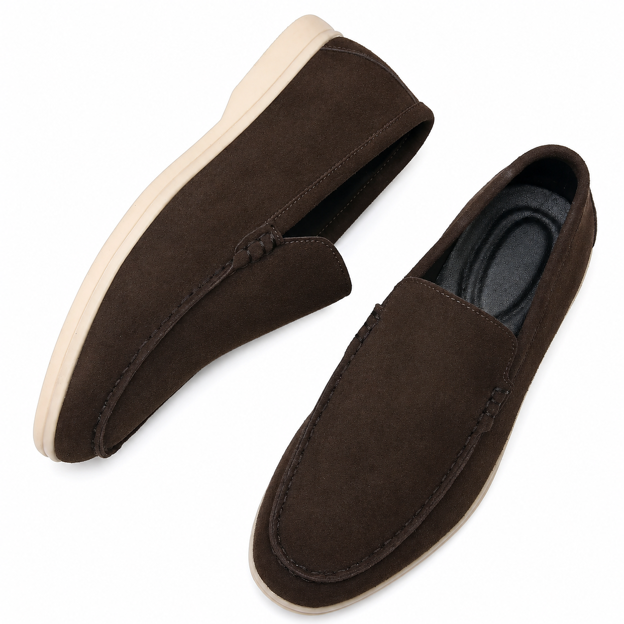Men's Cow Suede Loafers – Business Casual Design