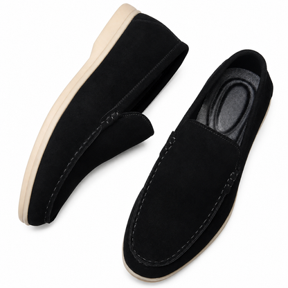 Men's Cow Suede Loafers – Business Casual Design