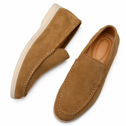 Men's Cow Suede Loafers – Business Casual Design