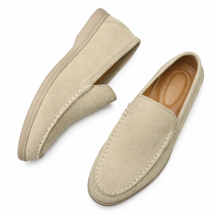Men's Cow Suede Loafers – Business Casual Design