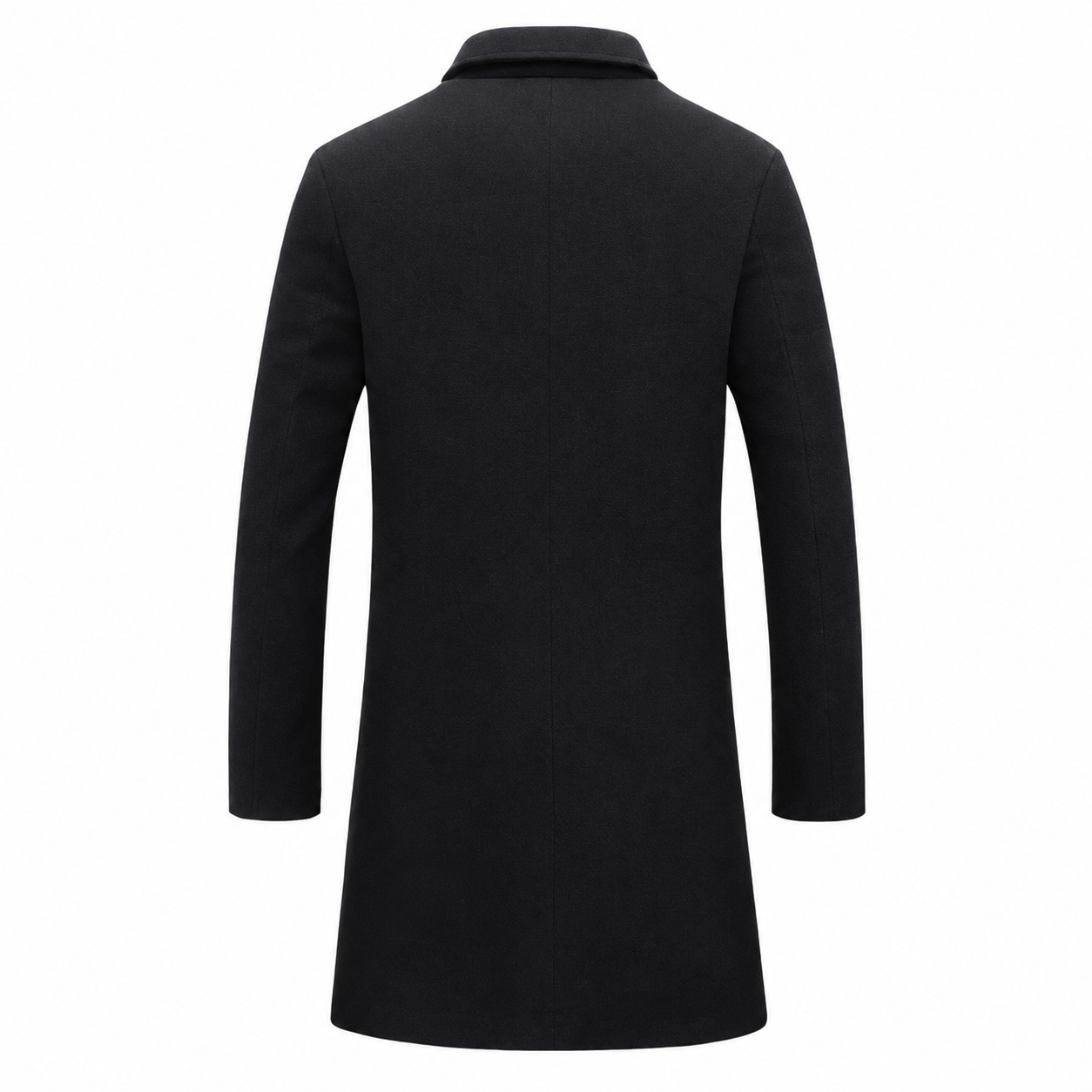 Men's Wool Coat – Classic Cut with Water-Resistant Properties