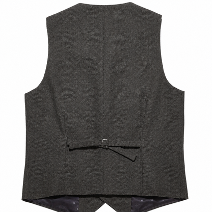 Men's Wool Blend Vest – Tailored Design