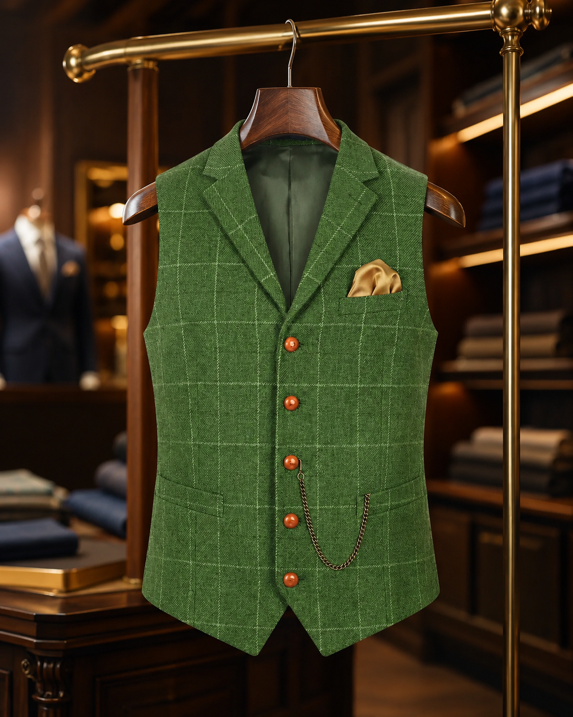 Men's Vintage Vest – Tailored Fit with Vintage-Inspired Design