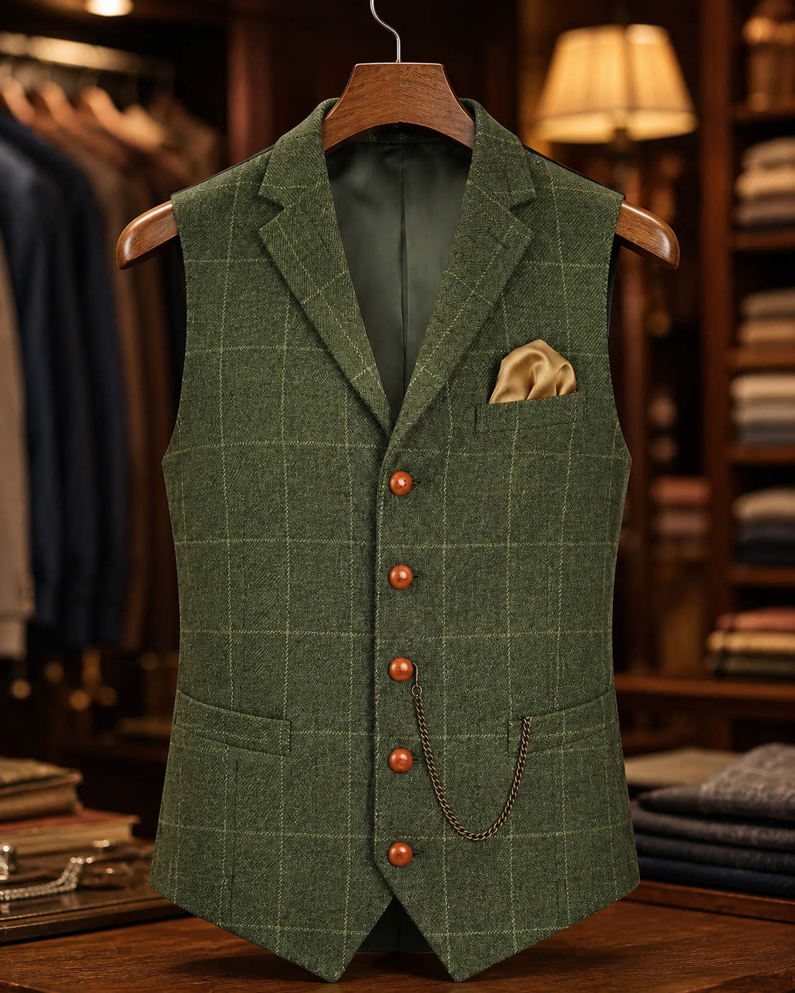 Men's Vintage Vest – Tailored Fit with Vintage-Inspired Design