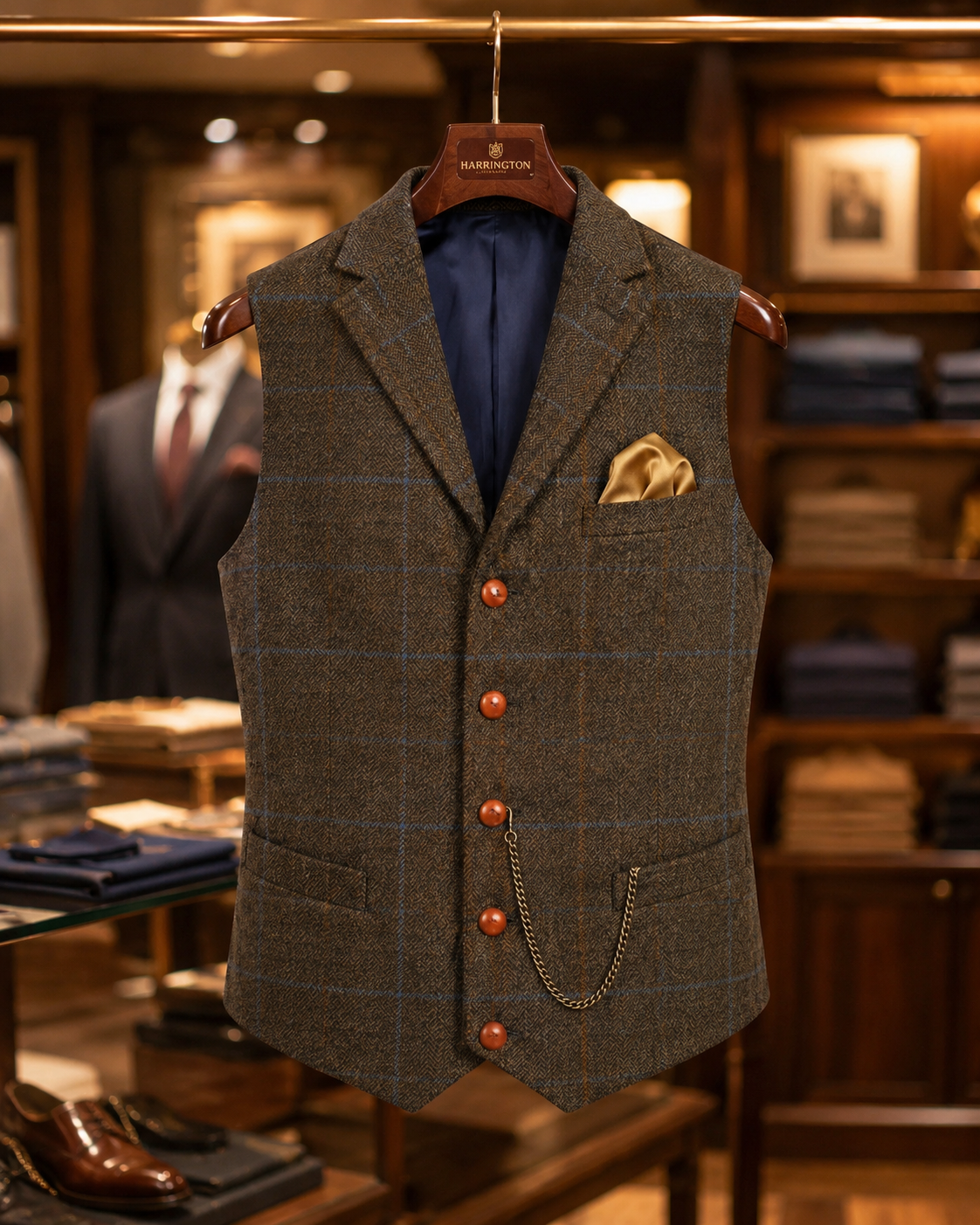 Men's Vintage Vest – Tailored Fit with Vintage-Inspired Design