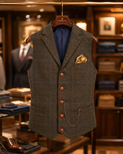 Men's Vintage Vest – Tailored Fit with Vintage-Inspired Design