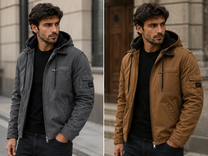 Men's Insulated Winter Jacket – Modern Design, Superior Warmth