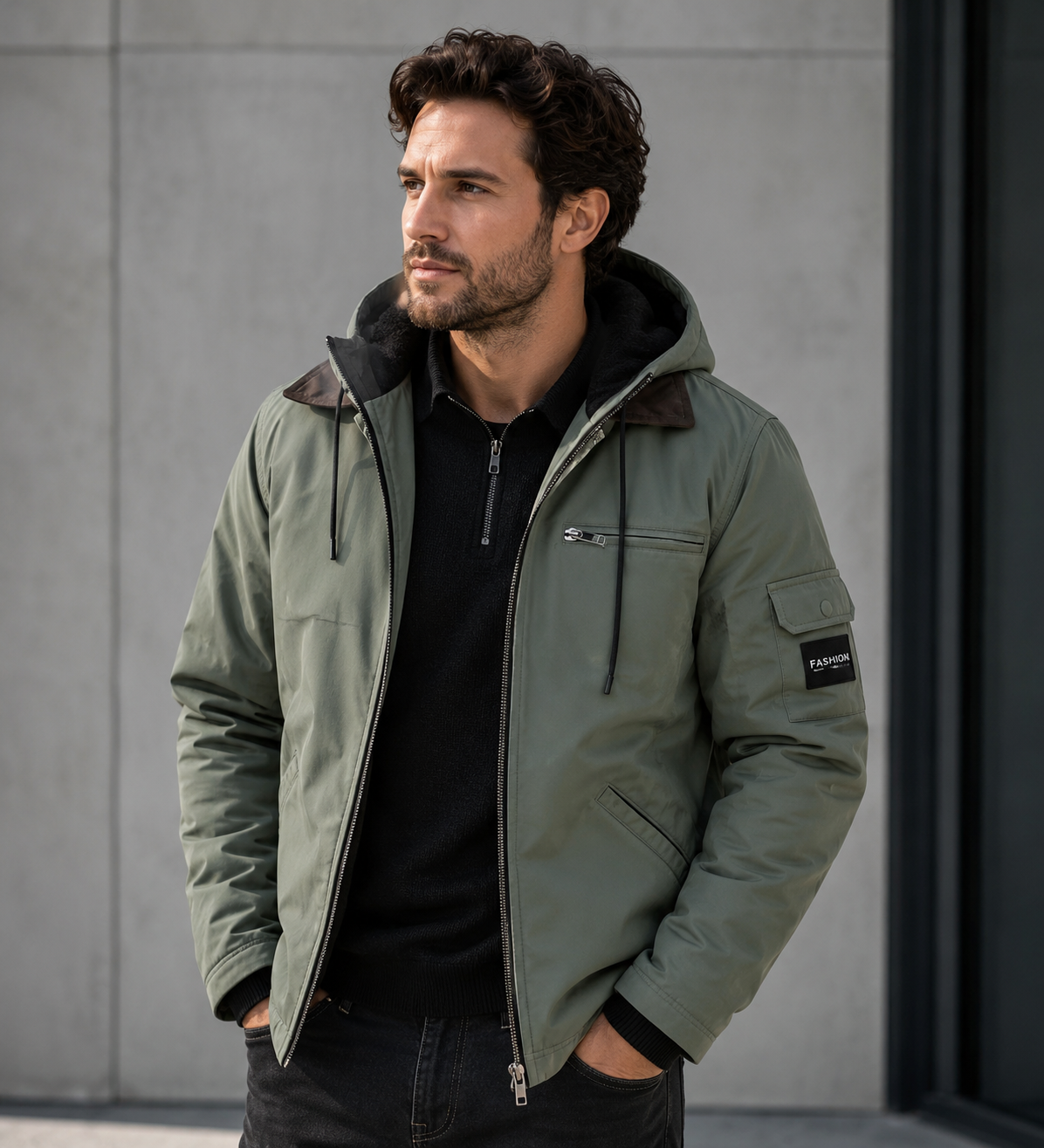 Men's Insulated Winter Jacket – Modern Design, Superior Warmth