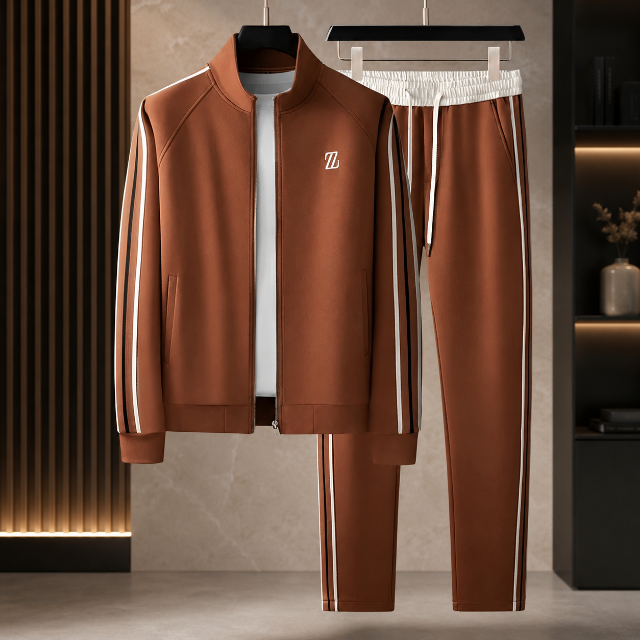 Men's Regular Fit Premium Tracksuit – Durable Fabric, Timeless Design