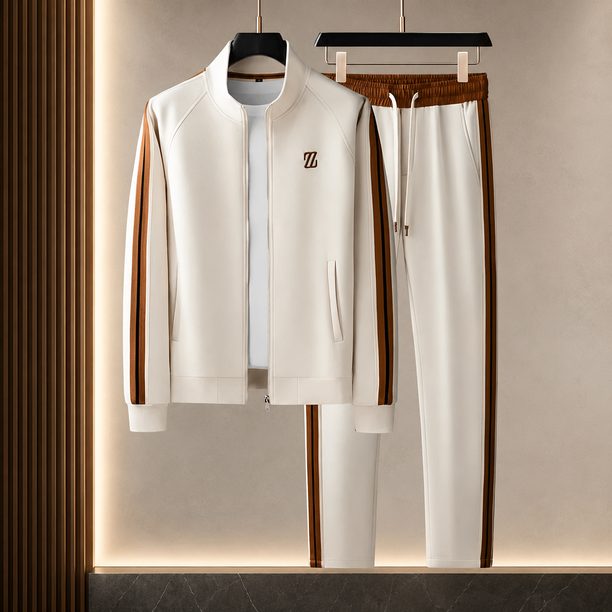 Men's Regular Fit Premium Tracksuit – Durable Fabric, Timeless Design