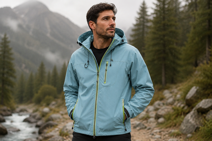 Women's Technical Outdoor Jacket – Waterproof with Adjustable Hood