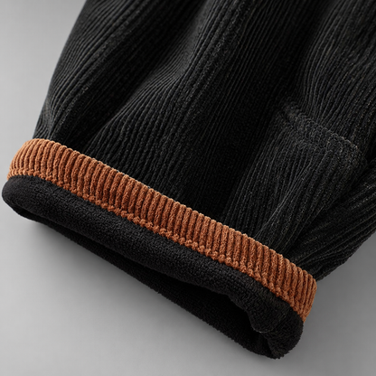 Unisex Fleece-Lined Harem Pants – Relaxed Fit with Elastic Waistband and Pockets
