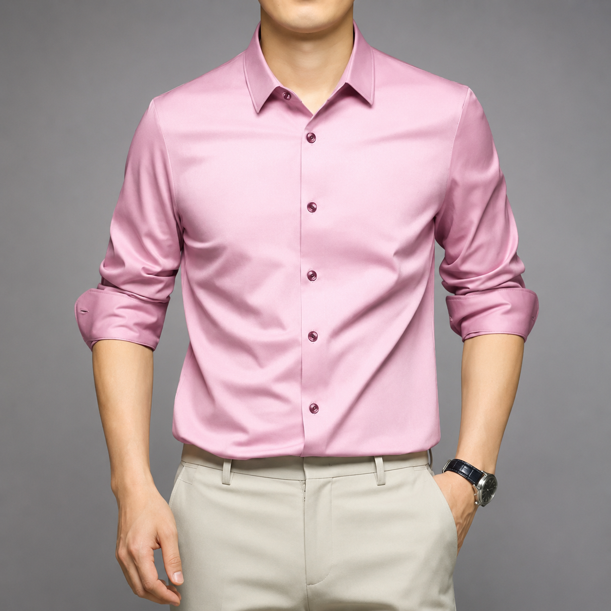 Men's Silk Shirt – Casual and Formal Versatility