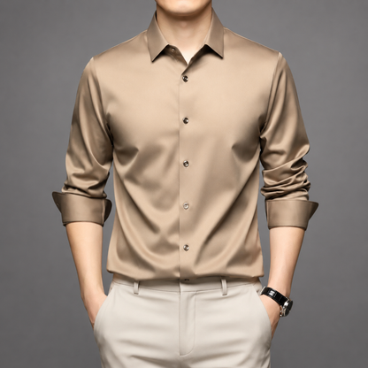 Men's Silk Shirt – Casual and Formal Versatility