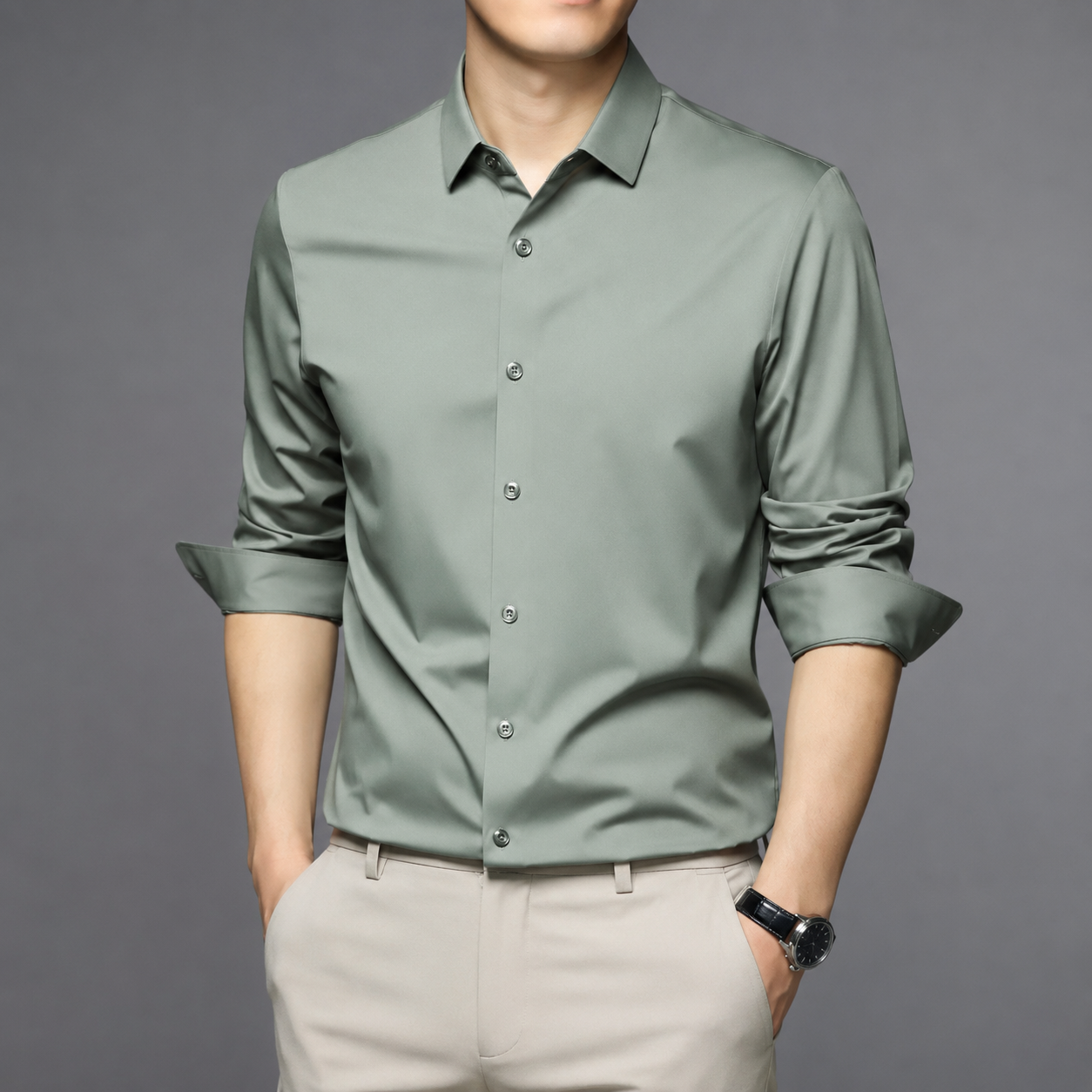 Men's Silk Shirt – Casual and Formal Versatility
