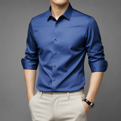 Men's Silk Shirt – Casual and Formal Versatility
