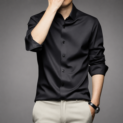 Men's Silk Shirt – Casual and Formal Versatility