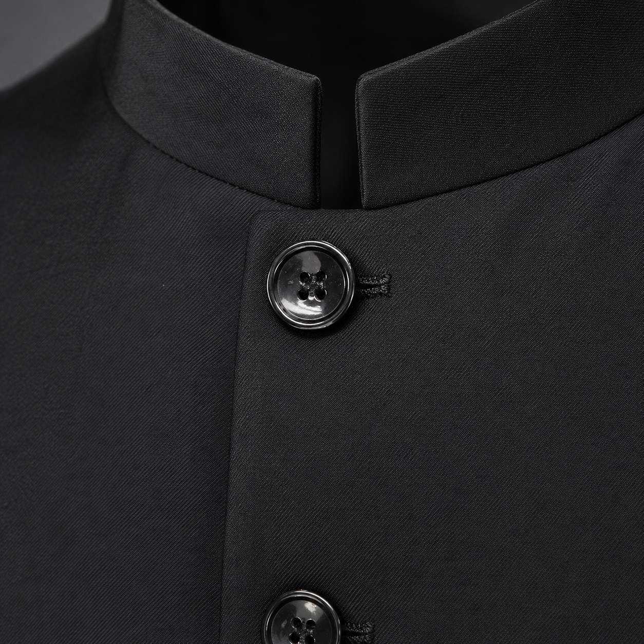 Men's Tailored Blazer Jacket – High Collar, Modern Fit