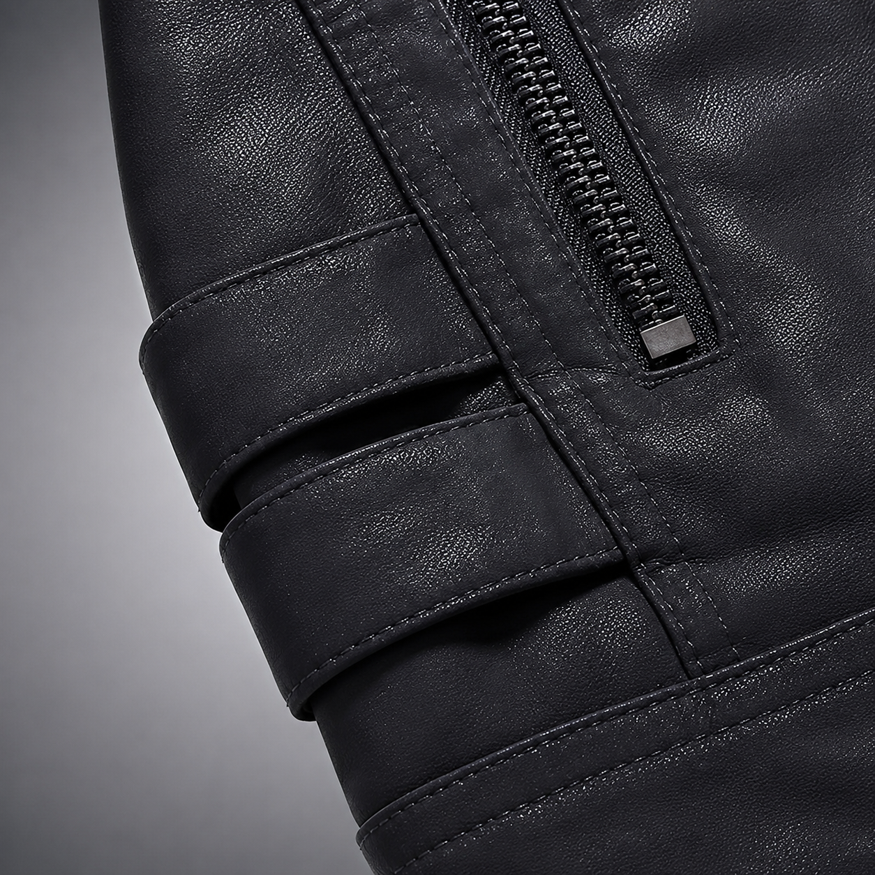 Men's High-Quality Leather Motorcycle Jacket – Robust Design
