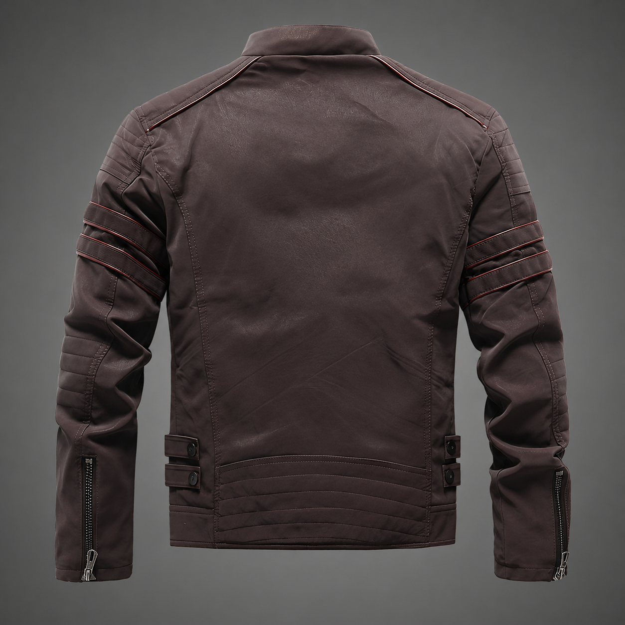 Men's High-Quality Leather Motorcycle Jacket – Robust Design