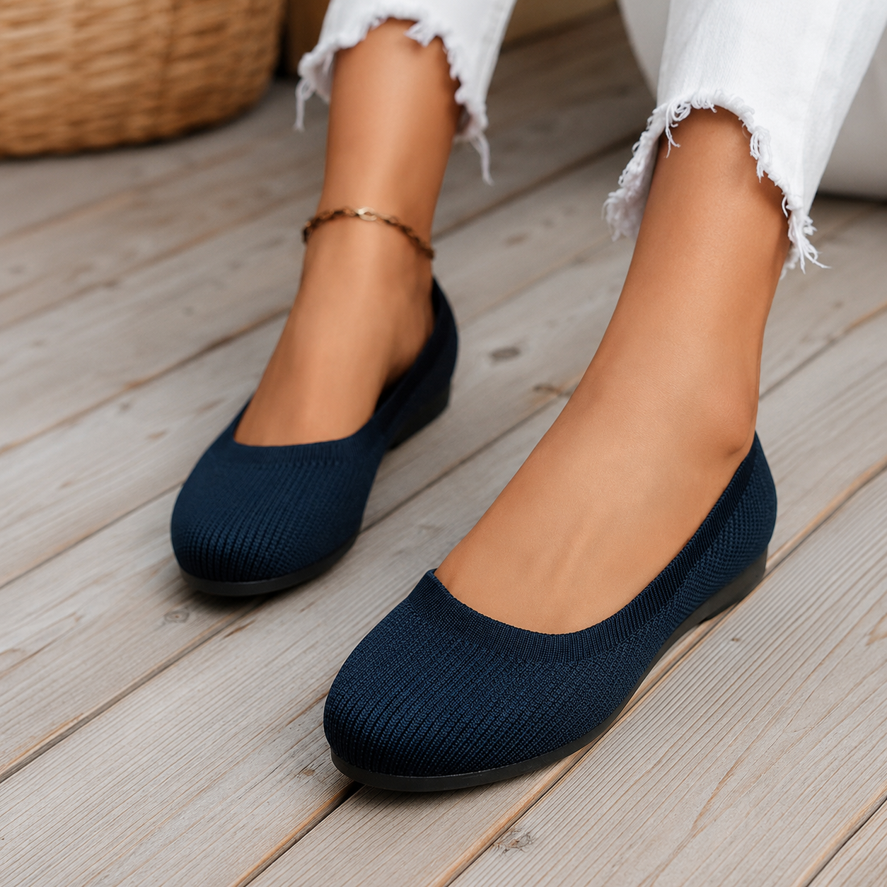 Women's Breathable Flyweb Flat Shoes – Lightweight Orthopedic Support