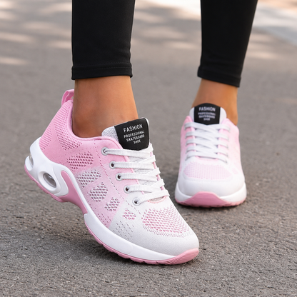 Women's Breathable Knit Air Cushion Sneakers – Orthopedic Comfort