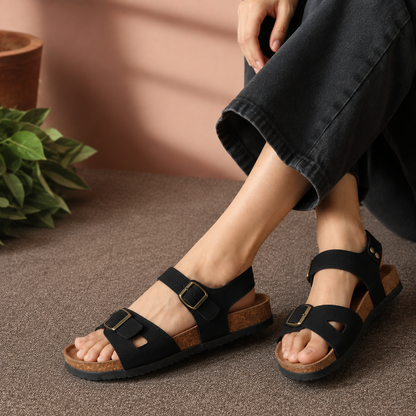 Women's Synthetic Mesh Slides – Criss-Cross Design with High-Grade Diamantes
