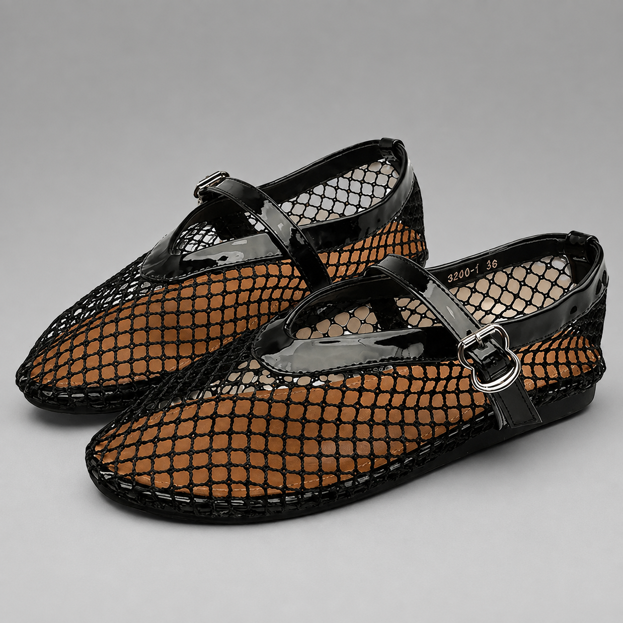 Women's Lightweight Mesh Ballet Flats – Round Toe Design