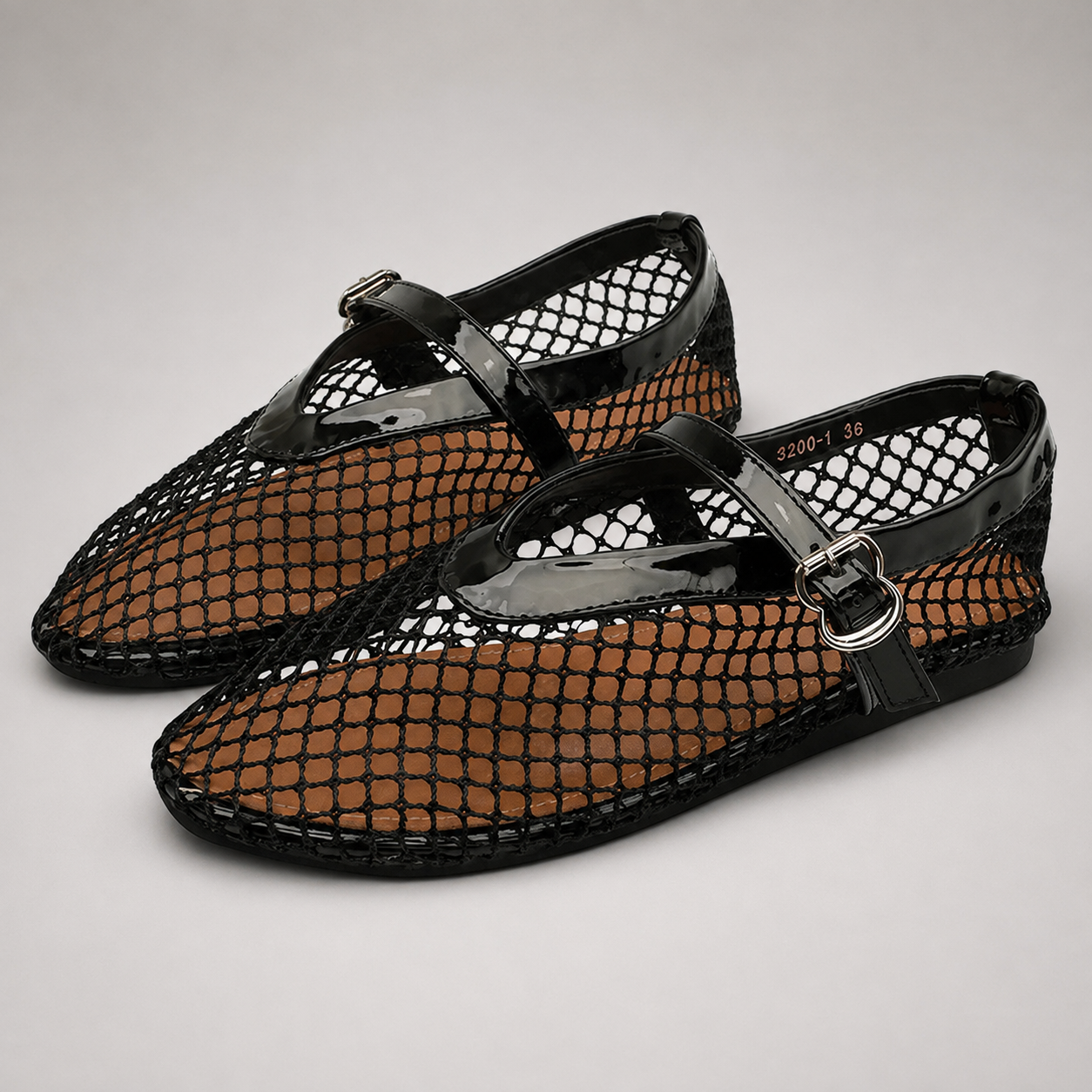 Women's Lightweight Mesh Ballet Flats – Round Toe Design