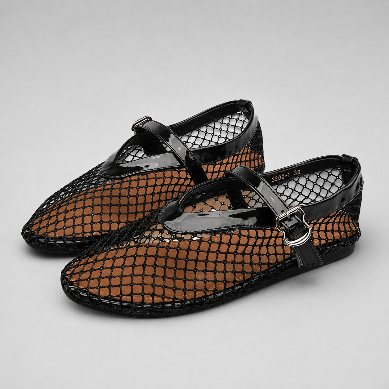Women's Lightweight Mesh Ballet Flats – Round Toe Design