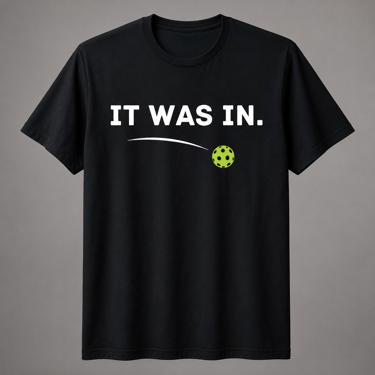 Men's 100% Cotton Graphic T-Shirt – Loose Oversized Fit with Funny Pickleball Design
