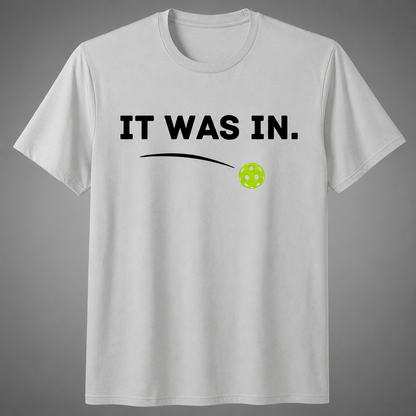 Men's 100% Cotton Graphic T-Shirt – Loose Oversized Fit with Funny Pickleball Design