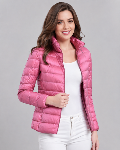 Women's Ultra Lightweight Packable Puffer Jacket – Slim Fit