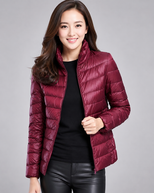 Women's Ultra Lightweight Packable Puffer Jacket – Slim Fit