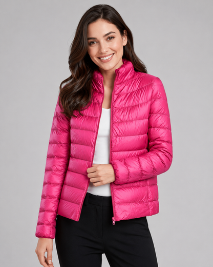 Women's Ultra Lightweight Packable Puffer Jacket – Slim Fit