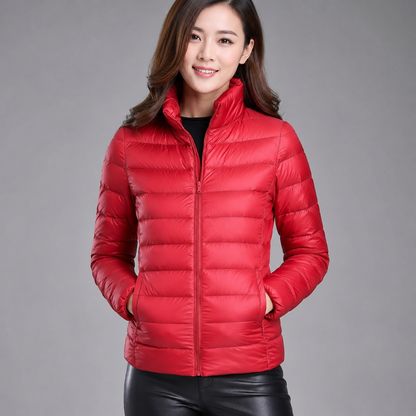 Women's Ultra Lightweight Packable Puffer Jacket – Slim Fit