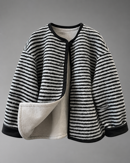 Women's Thickened Lamb Velvet Jacket – Loose Fit Winter Coat